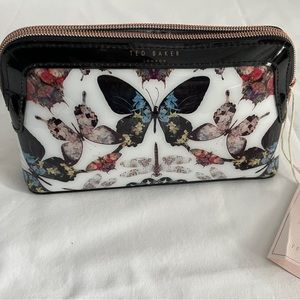 Ted Baker London butterflies print cosmetics case